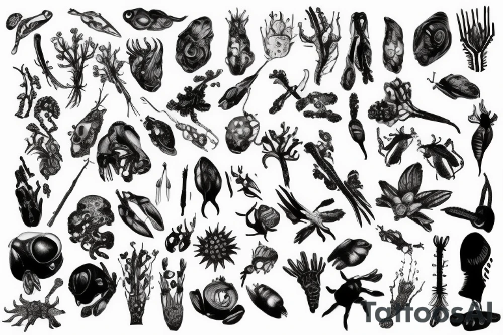 Bio mech tattoo idea