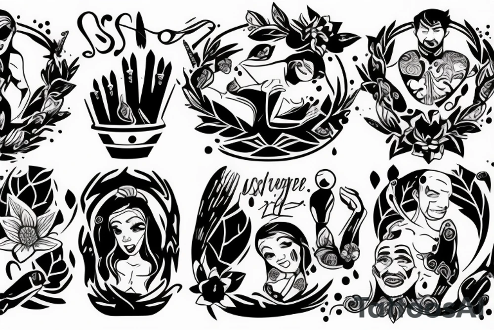 Ice bath tattoo idea