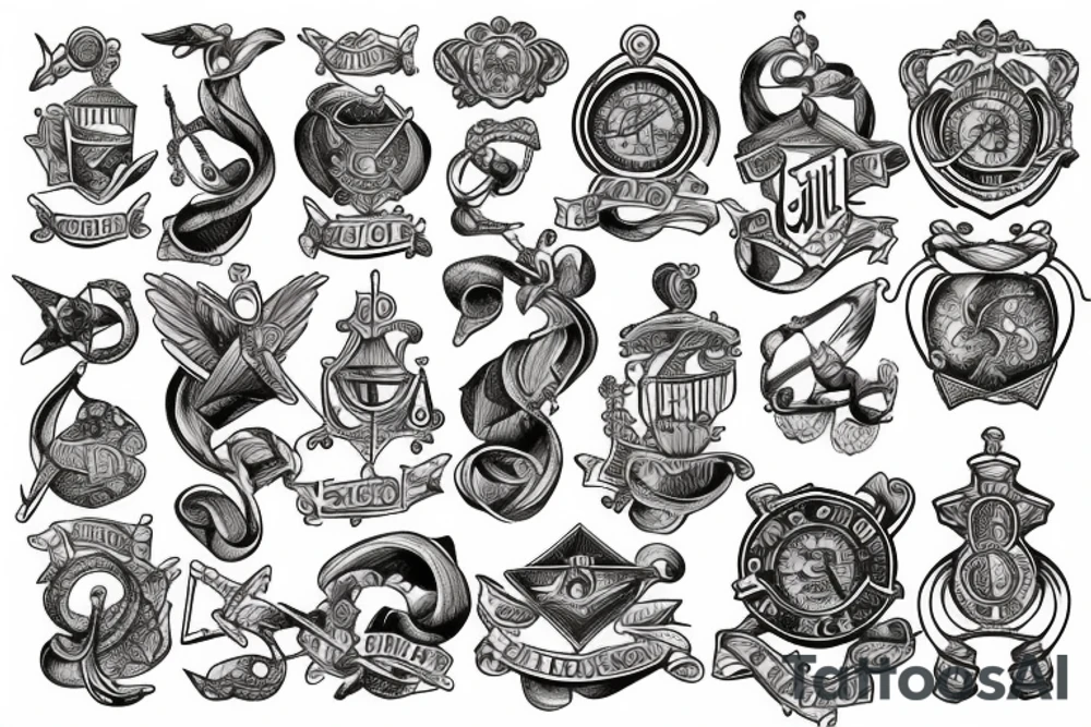 scales of justice tattoo idea