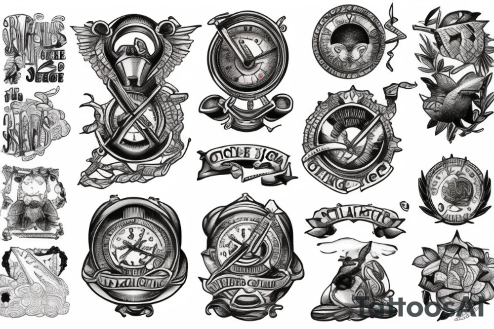 scales of justice tattoo idea