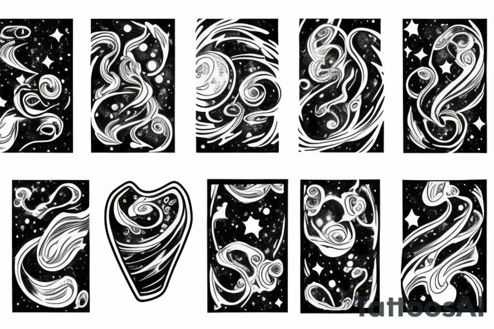 galaxy tattoo idea
