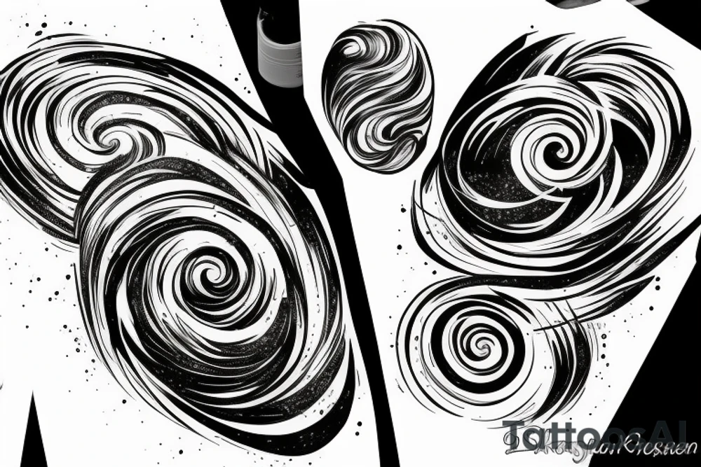 galaxy hurricane tattoo idea