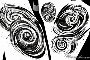 galaxy hurricane tattoo idea