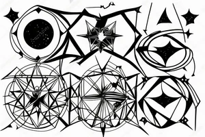 Gemini constellation, 6pm, tattoo idea