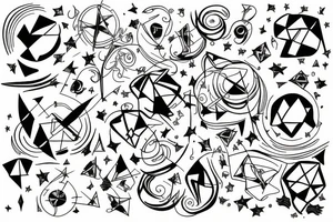 Gemini constellation, 6pm, tattoo idea