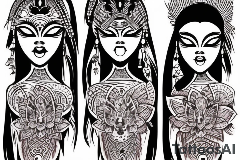 tattoo for a female on the forearm, boha style tattoo idea