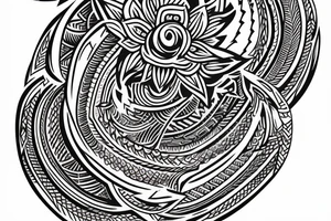 tattoo for a female on the forearm, boha style tattoo idea