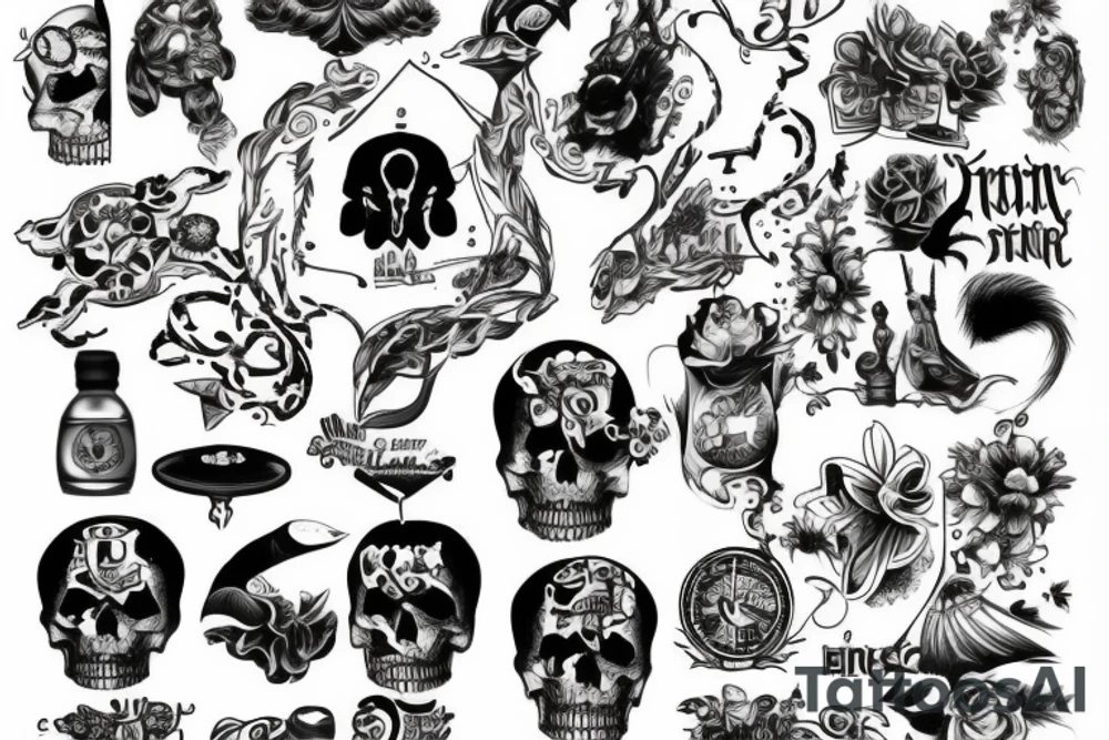 No alcohool tattoo idea