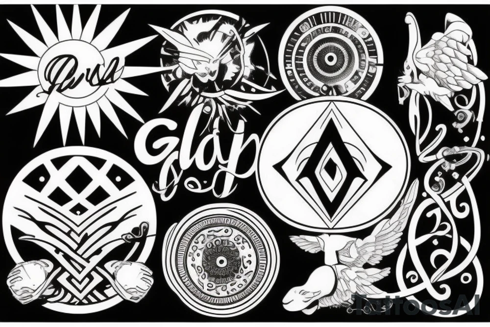 Subliminal message about god tattoo idea