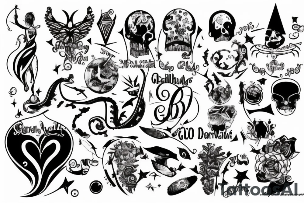 Subliminal message about god tattoo idea
