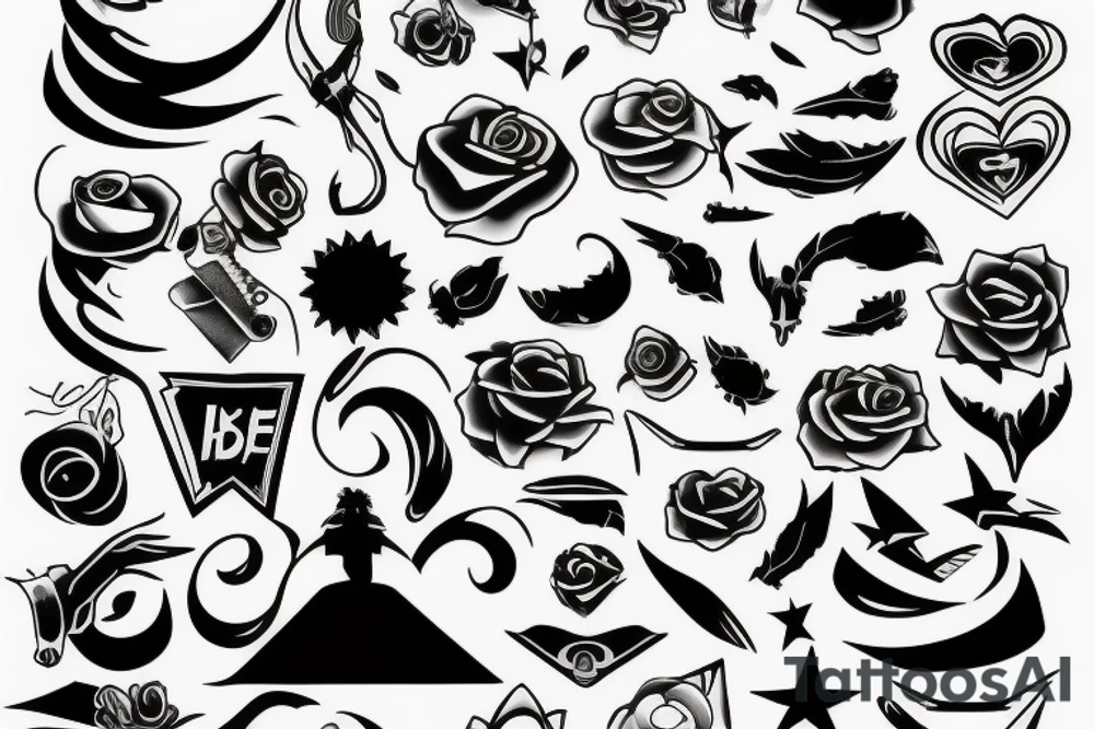 Subliminal message tattoo idea