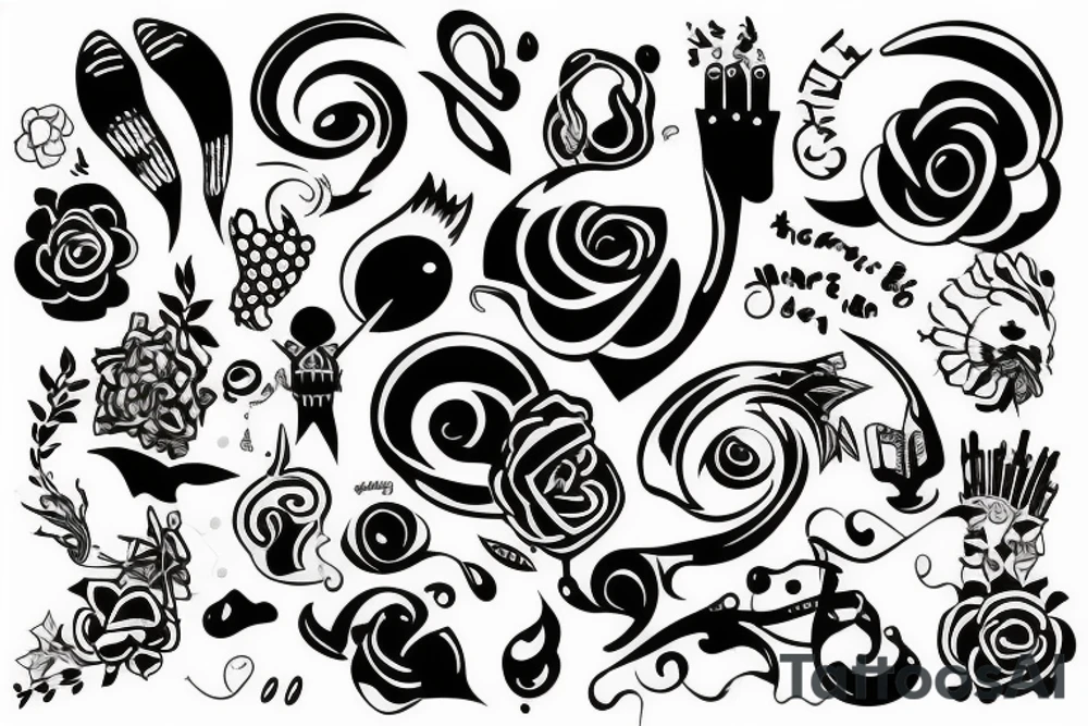 Subliminal message tattoo idea