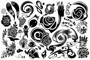 Subliminal message tattoo idea