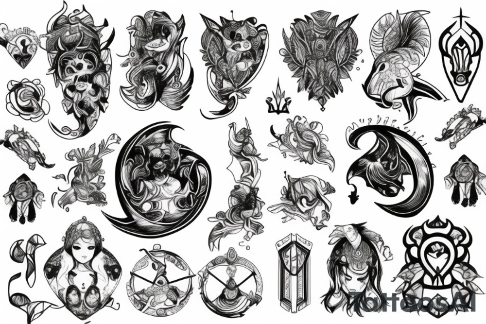 Aries, choose your own fate tattoo idea
