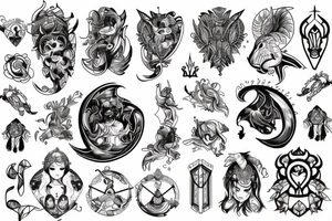 Aries, choose your own fate tattoo idea