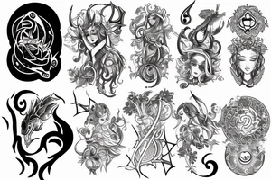 Aries, choose your own fate tattoo idea