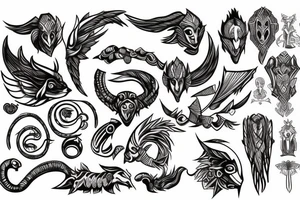 Aries warrior tattoo idea