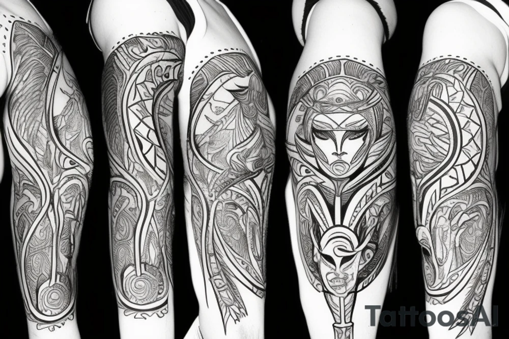 Aries warrior tattoo idea