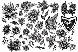 Addiction, amoure, tattoo idea