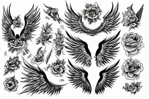 Un ange en enfer tattoo idea