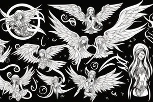 Un ange en enfer tattoo idea