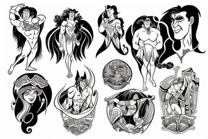 Titans from hercules animated movie tattoo idea