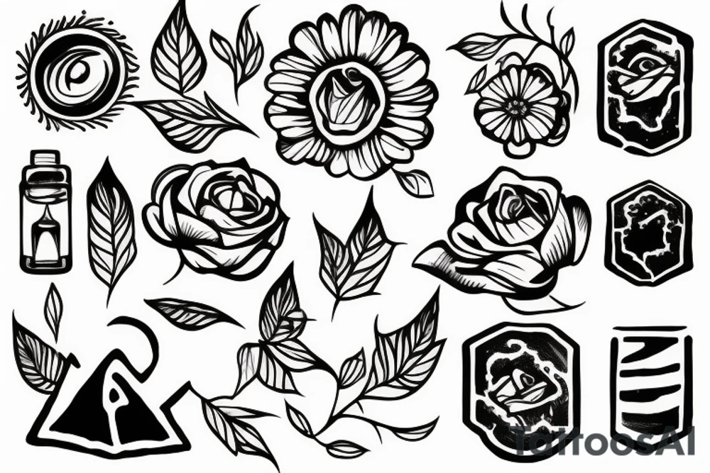 island in the summer tattoo idea
