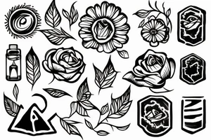 island in the summer tattoo idea