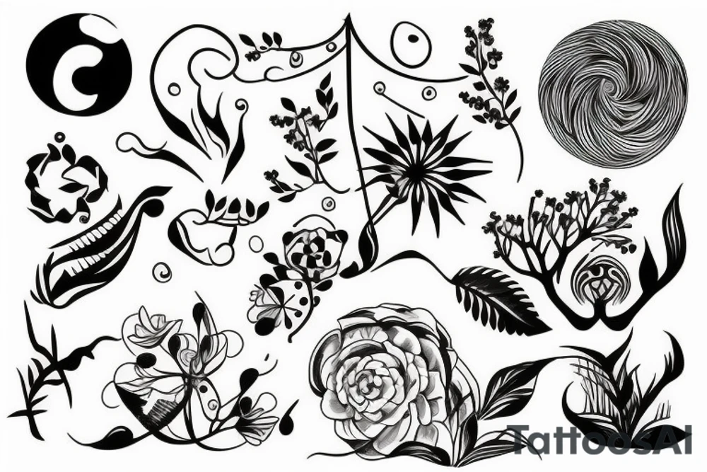 island in the summer tattoo idea