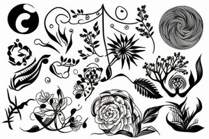 island in the summer tattoo idea