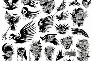 Un ange en enfer tattoo idea
