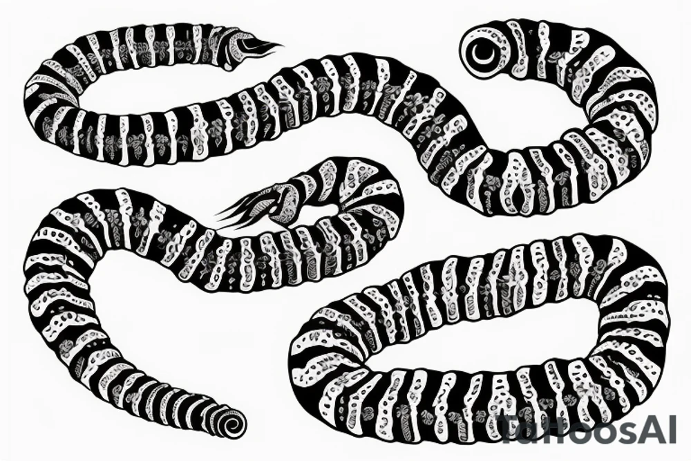 Centipede wrapped around an arm tattoo idea