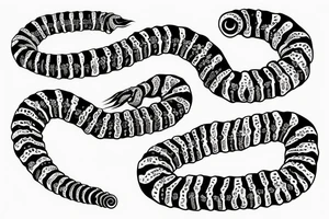 Centipede wrapped around an arm tattoo idea