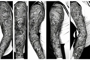 Centipede wrapped around an arm tattoo idea