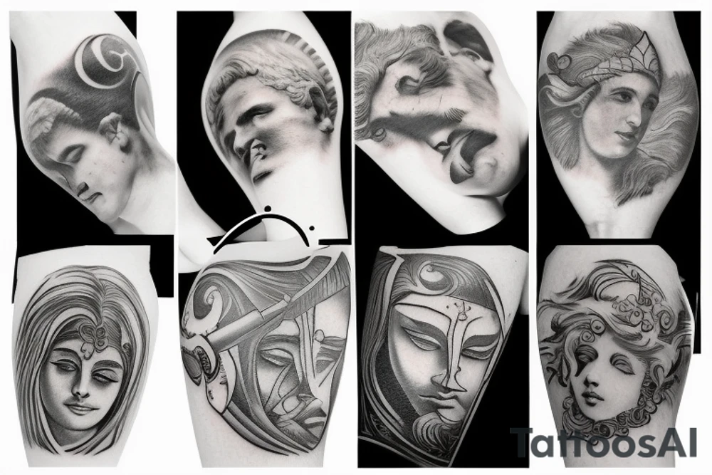 Greek gods tattoo idea