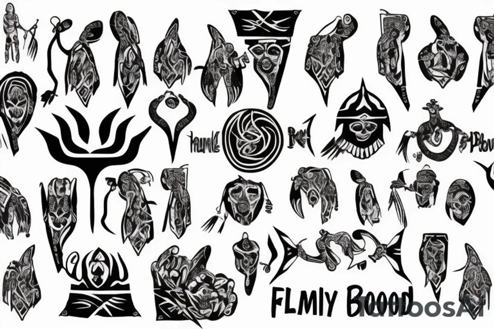 Family Isn't Always Blood tattoo idea