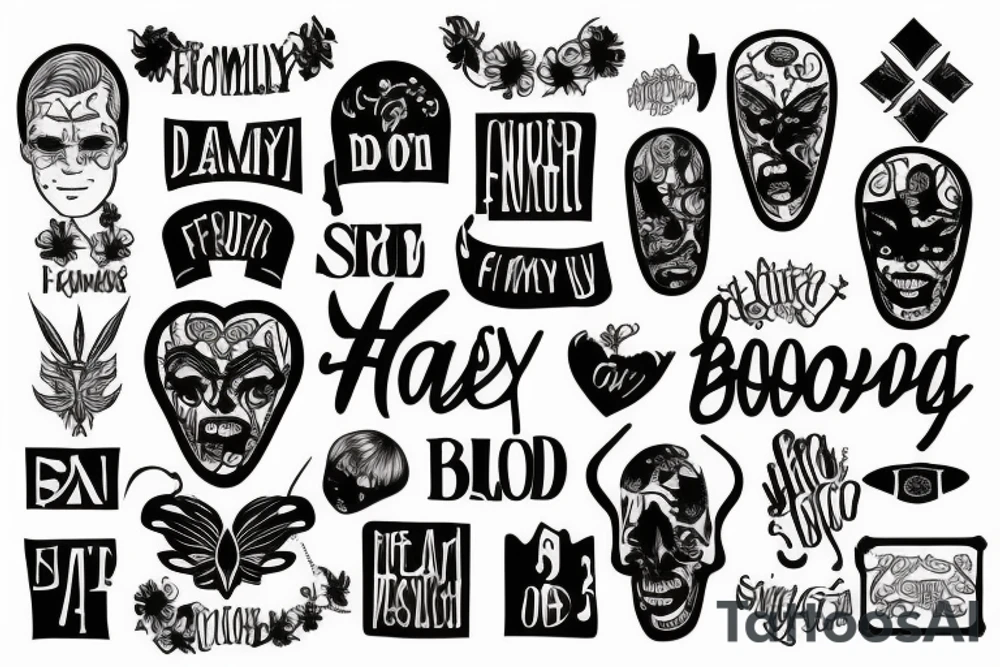 Family Isn't Always Blood tattoo idea