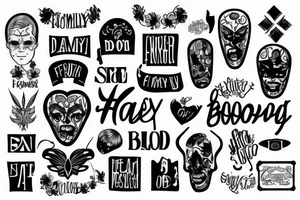 Family Isn't Always Blood tattoo idea