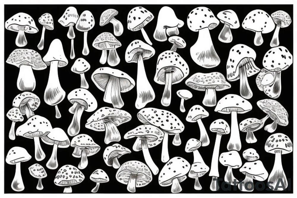 men greedily bites fly agaric mushroom with lot of saliva tattoo idea men greedily bites fly agaric mushroom with lot of saliva tattoo idea