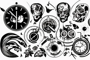 The creation of man, Intelligence, Time, Cinematography Arm tattoo idea
