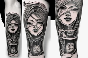 Lonely character tattoo idea