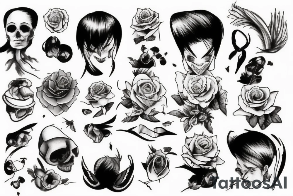 Lonely character tattoo idea