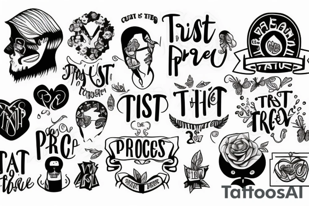trust the process tattoo idea