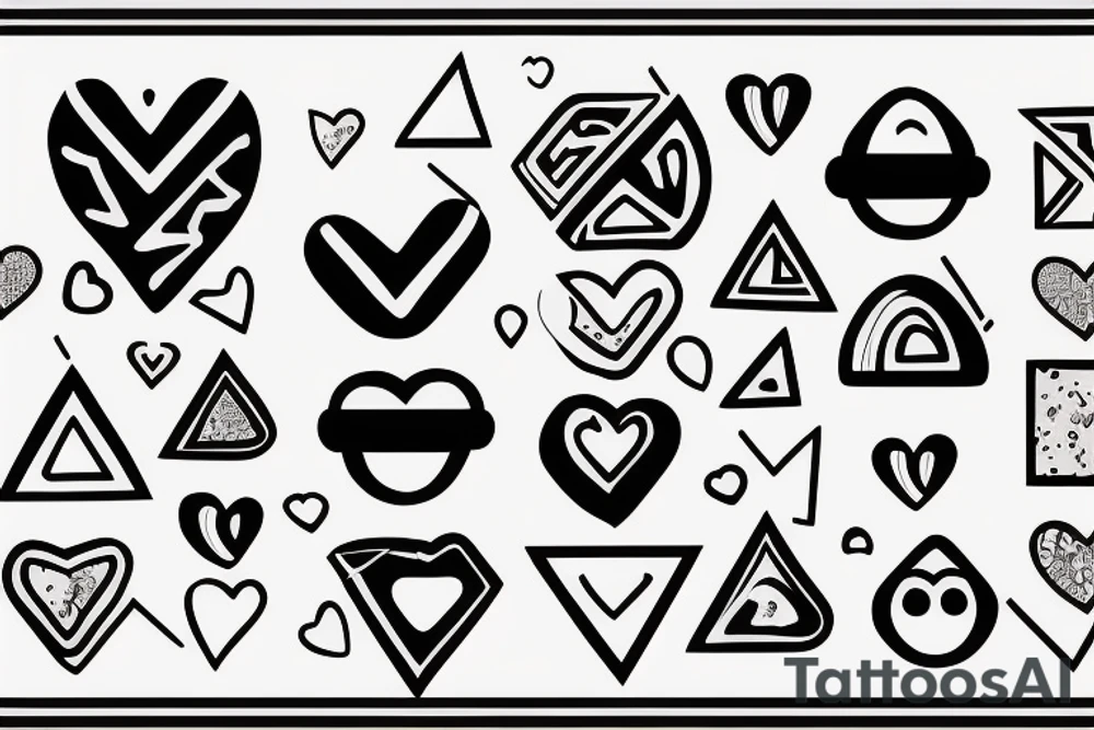 two poops in love tattoo idea