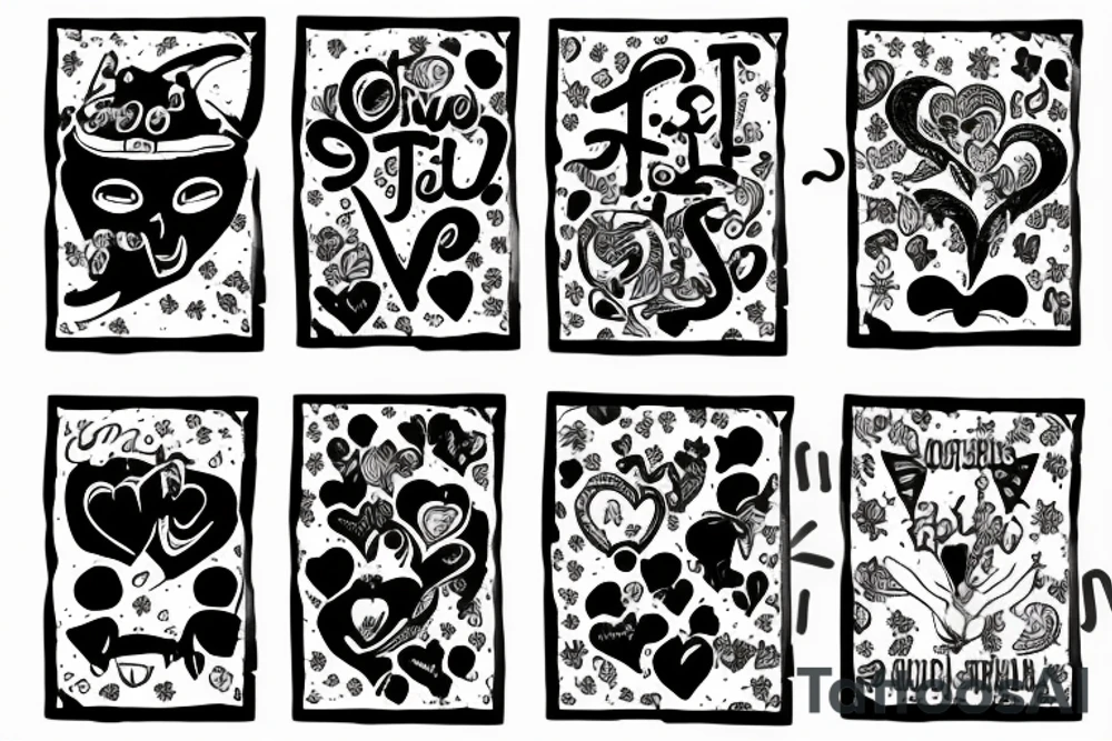 two turds in love tattoo idea