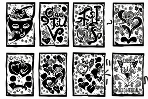 two turds in love tattoo idea