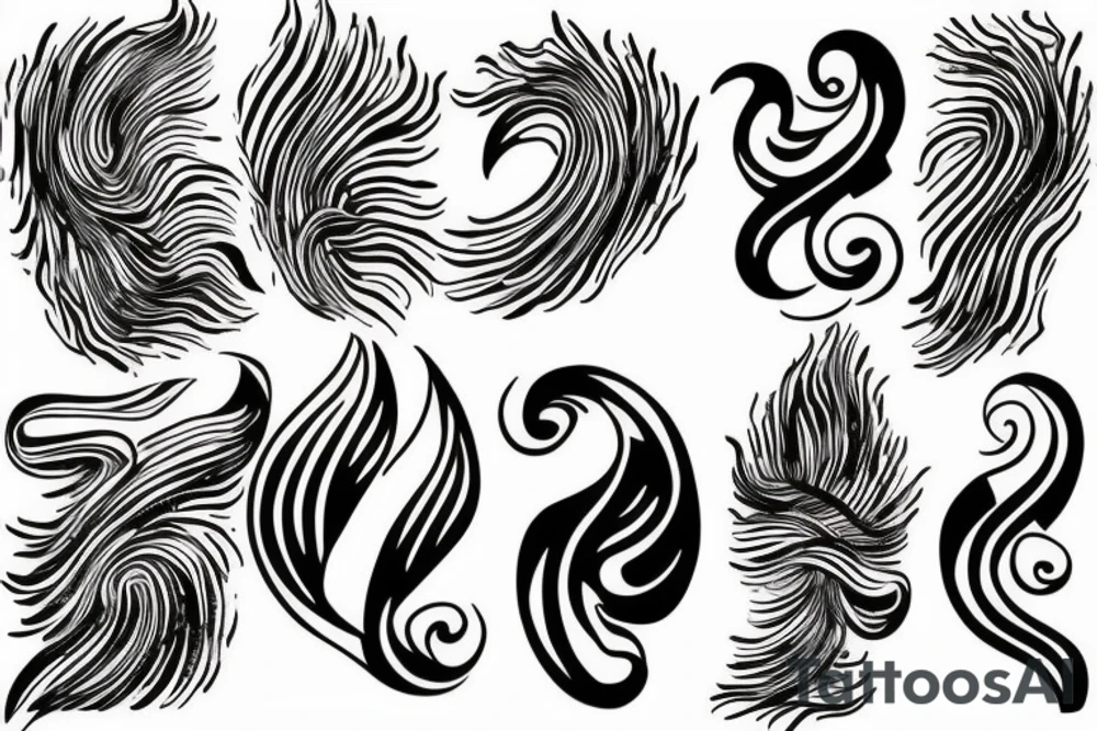 wave tattoo idea
