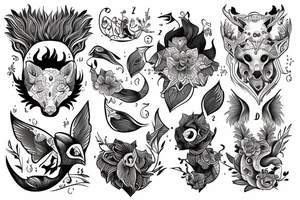Leoa e crias tattoo idea