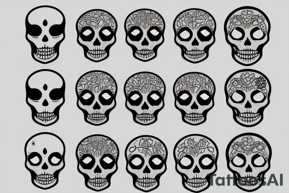 Skeleton, meditating tattoo idea