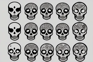 Skeleton, meditating tattoo idea